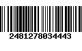 Código de Barras 2481278034443