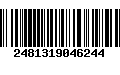 Código de Barras 2481319046244