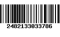 Código de Barras 2482133033786