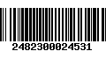 Código de Barras 2482300024531