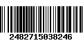 Código de Barras 2482715038246