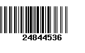 Código de Barras 24844536