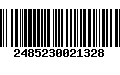 Código de Barras 2485230021328