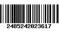 Código de Barras 2485242023617