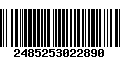 Código de Barras 2485253022890