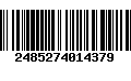 Código de Barras 2485274014379