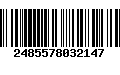 Código de Barras 2485578032147