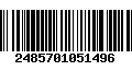 Código de Barras 2485701051496