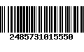 Código de Barras 2485731015550