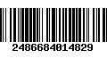 Código de Barras 2486684014829