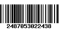 Código de Barras 2487053022438