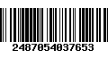 Código de Barras 2487054037653