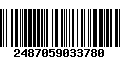 Código de Barras 2487059033780