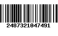 Código de Barras 2487321047491