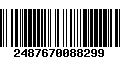 Código de Barras 2487670088299