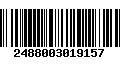 Código de Barras 2488003019157