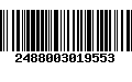 Código de Barras 2488003019553