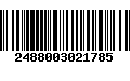 Código de Barras 2488003021785