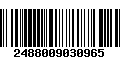 Código de Barras 2488009030965