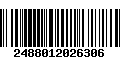 Código de Barras 2488012026306