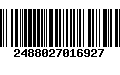 Código de Barras 2488027016927