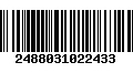 Código de Barras 2488031022433