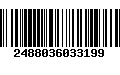 Código de Barras 2488036033199