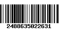 Código de Barras 2488635022631