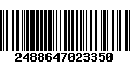 Código de Barras 2488647023350