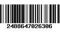 Código de Barras 2488647026306