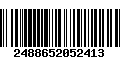 Código de Barras 2488652052413