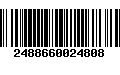 Código de Barras 2488660024808