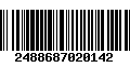 Código de Barras 2488687020142