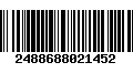 Código de Barras 2488688021452