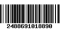 Código de Barras 2488691018890