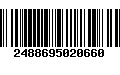 Código de Barras 2488695020660