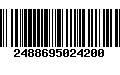 Código de Barras 2488695024200