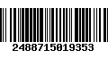 Código de Barras 2488715019353