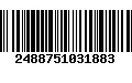 Código de Barras 2488751031883