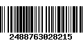 Código de Barras 2488763028215