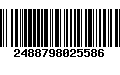 Código de Barras 2488798025586