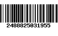 Código de Barras 2488825031955