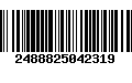 Código de Barras 2488825042319