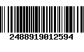 Código de Barras 2488919012594