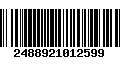 Código de Barras 2488921012599