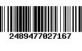 Código de Barras 2489477027167