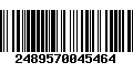 Código de Barras 2489570045464