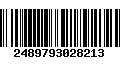 Código de Barras 2489793028213