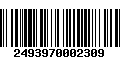 Código de Barras 2493970002309