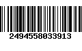 Código de Barras 2494558033913